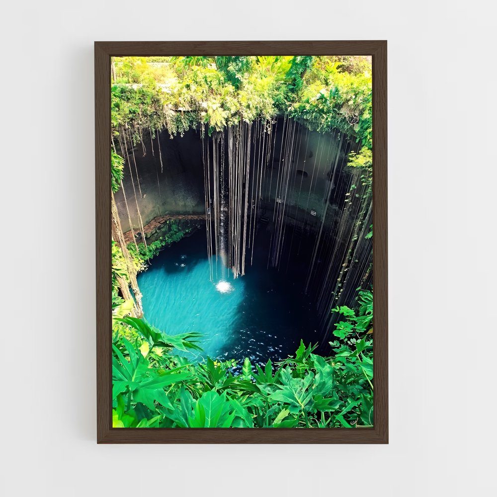 Poster Cenotes de mexico – affiche Plongée sous-marine (vue 5)
